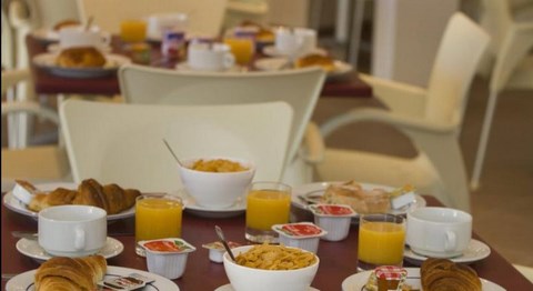 Salle de petits déjeuners des Isles de Sola