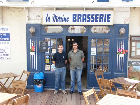 brasserie la marine grandcamp maisy