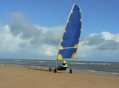 char à voile a omaha beach