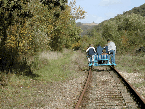 vélorail du pont du coudray en normandie